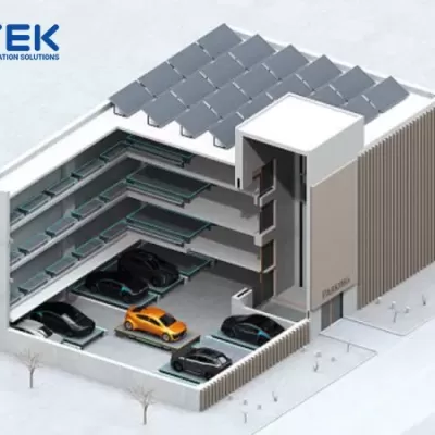 Hệ thống đỗ xe dạng agv